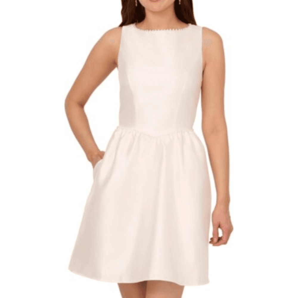 Adrianna Papell Women's Pearl Mikado Dress