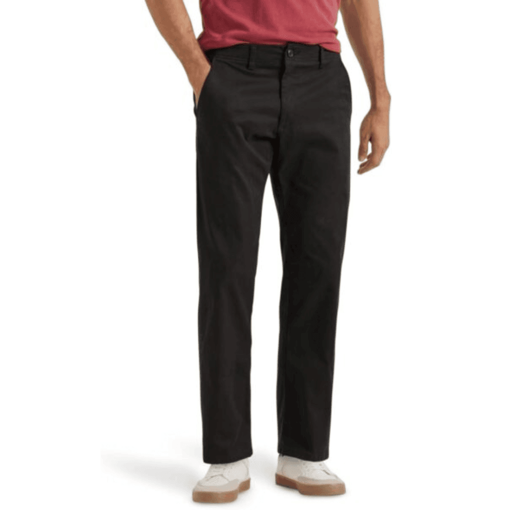 Lee Men's Extreme Motion Flat Front Regular Straight Pant