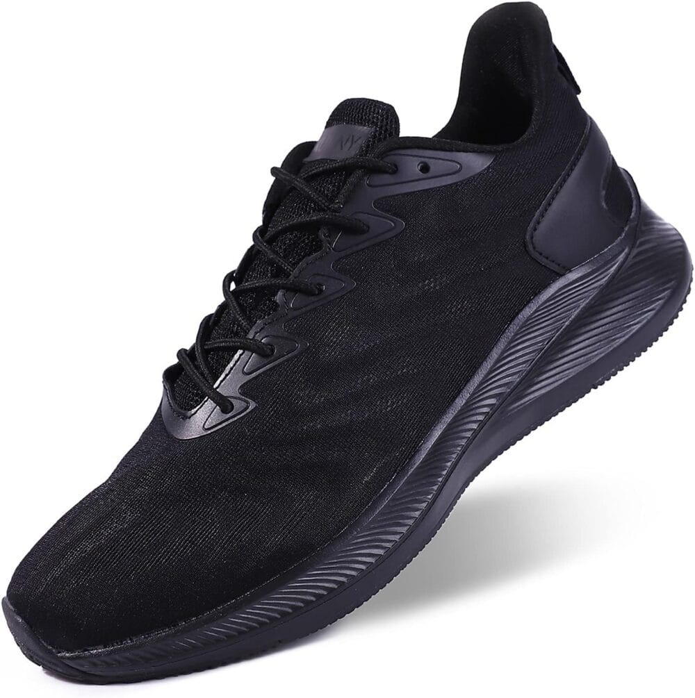 Mens Walking Running Shoes - Lightweight Breathable Mesh Athletic Casual Tennis Sneakers - Image 5