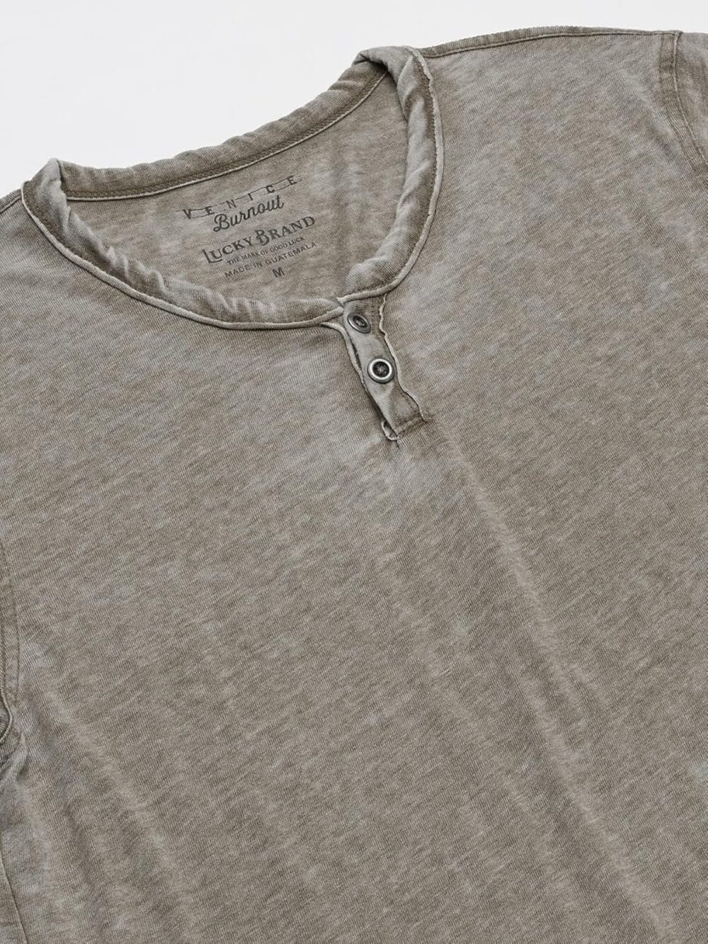 Lucky Brand Men's Venice Burnout Notch Neck Tee - Image 4