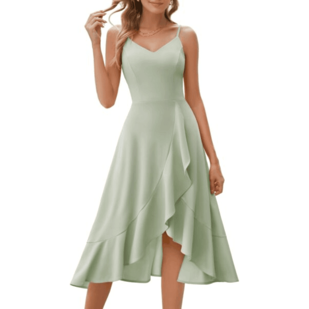 Women's Cocktail Party Dress, Formal Wedding Dress, Fit Flare Dress